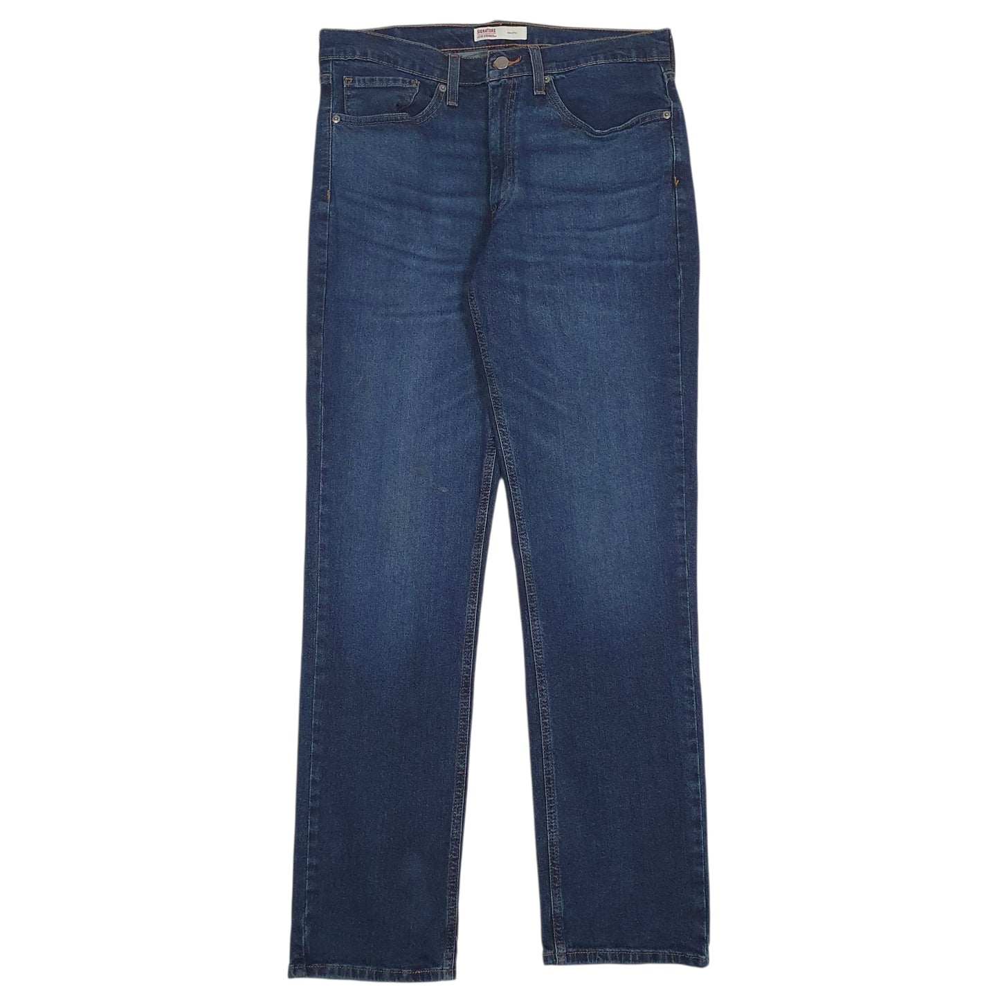 Mens Blue Levis Athletic Signature JeansW34 L34