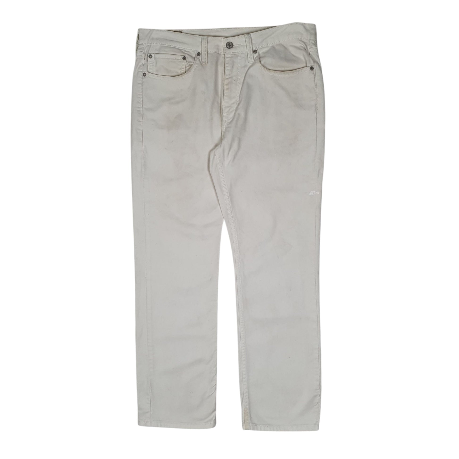 Mens White Levis  514 JeansW34 L30