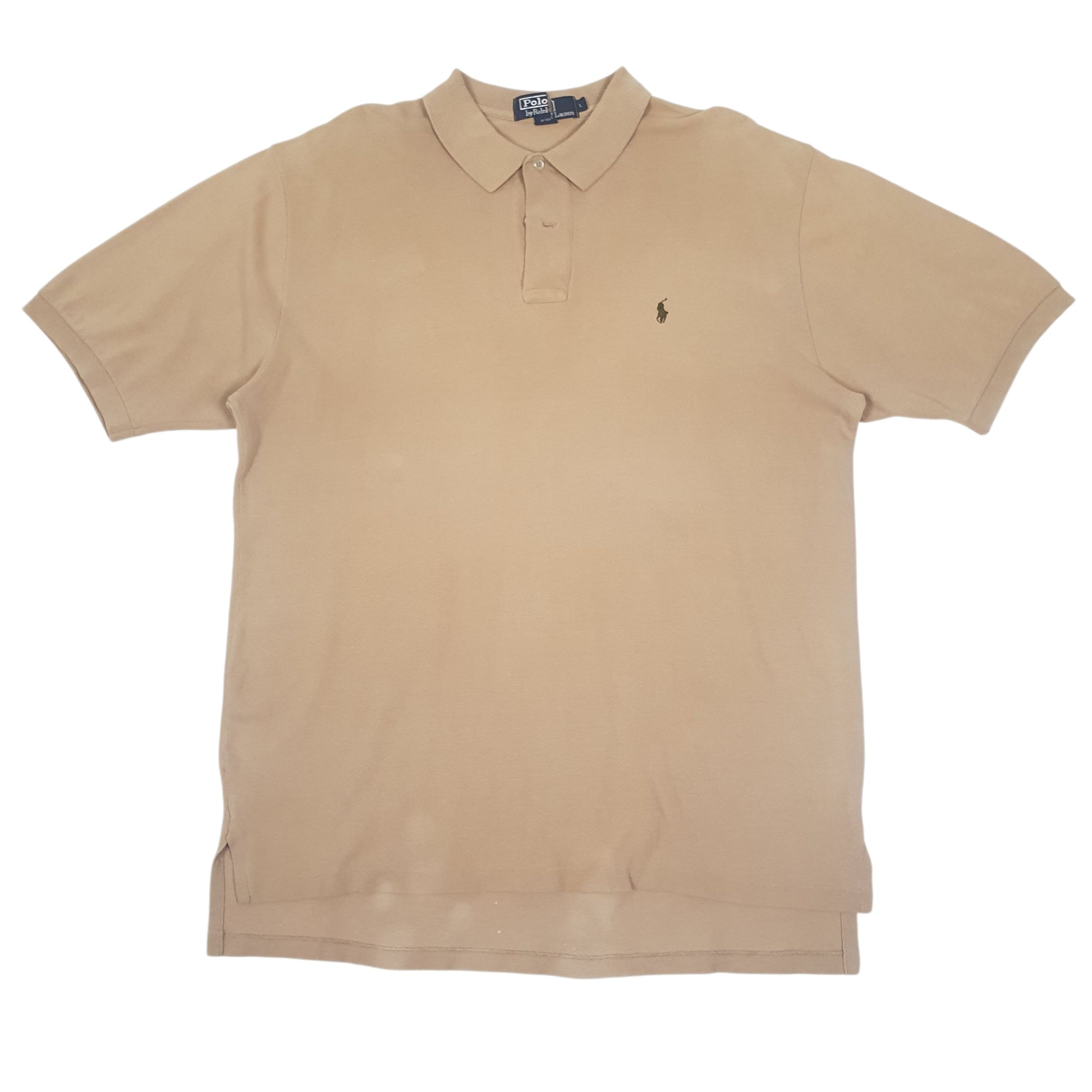 Mens Beige Polo Ralph Lauren  Short Sleeve Polo Shirt