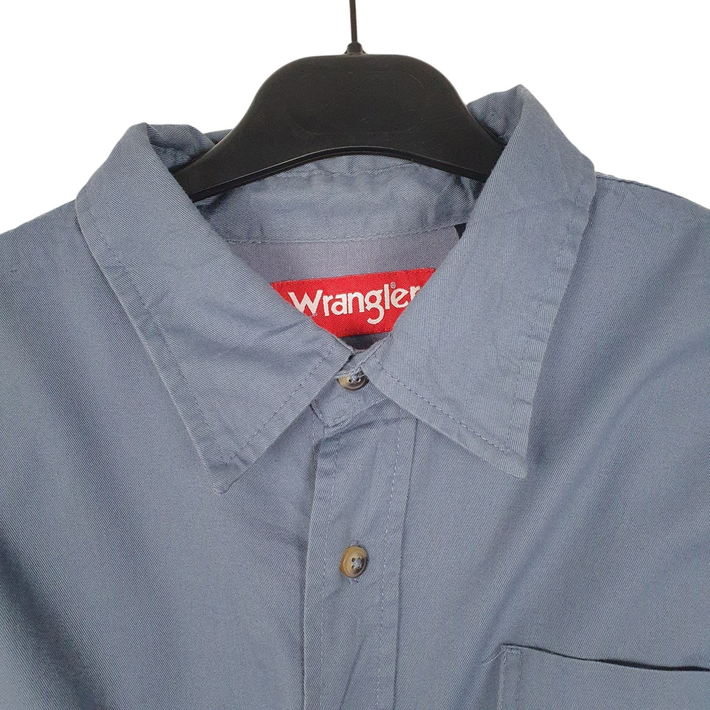 Mens Blue Wrangler   Shirt