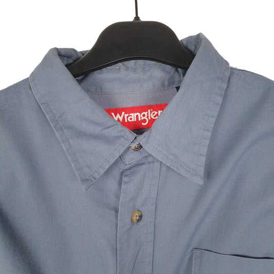 Mens Blue Wrangler   Shirt