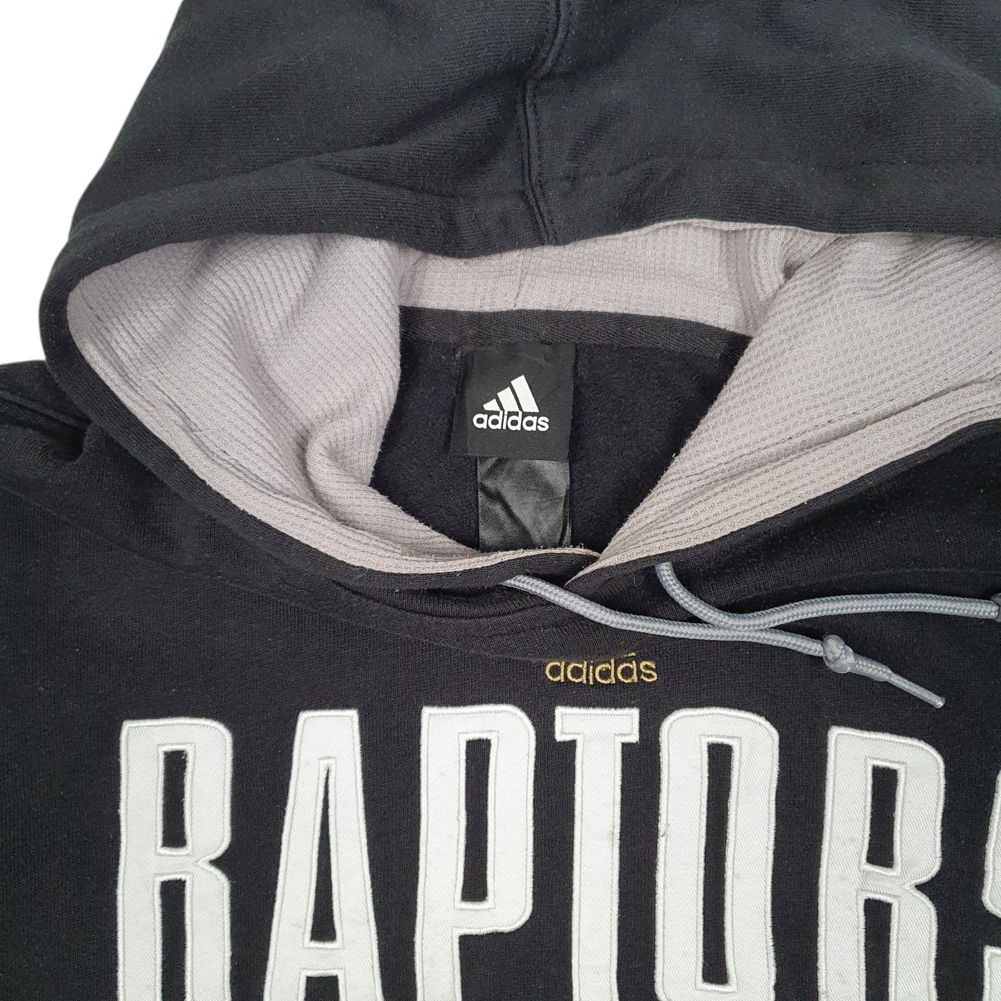 Mens Black Adidas NBA Toronto Raptors Basketball Hoodie Jumper