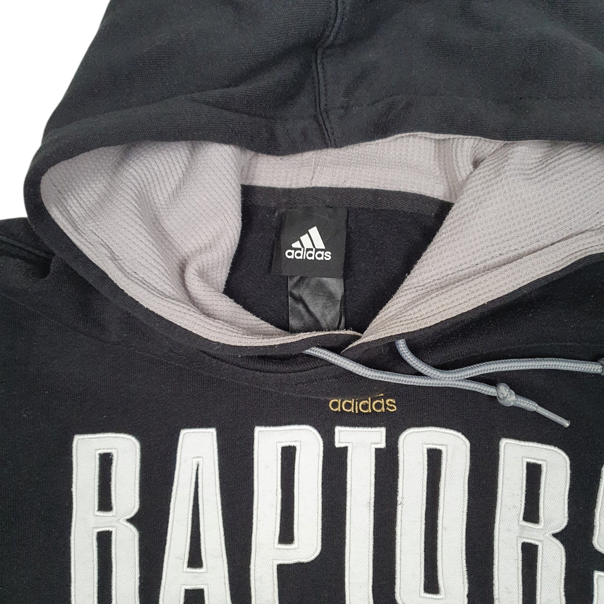 Mens Black Adidas NBA Toronto Raptors Basketball Hoodie Jumper