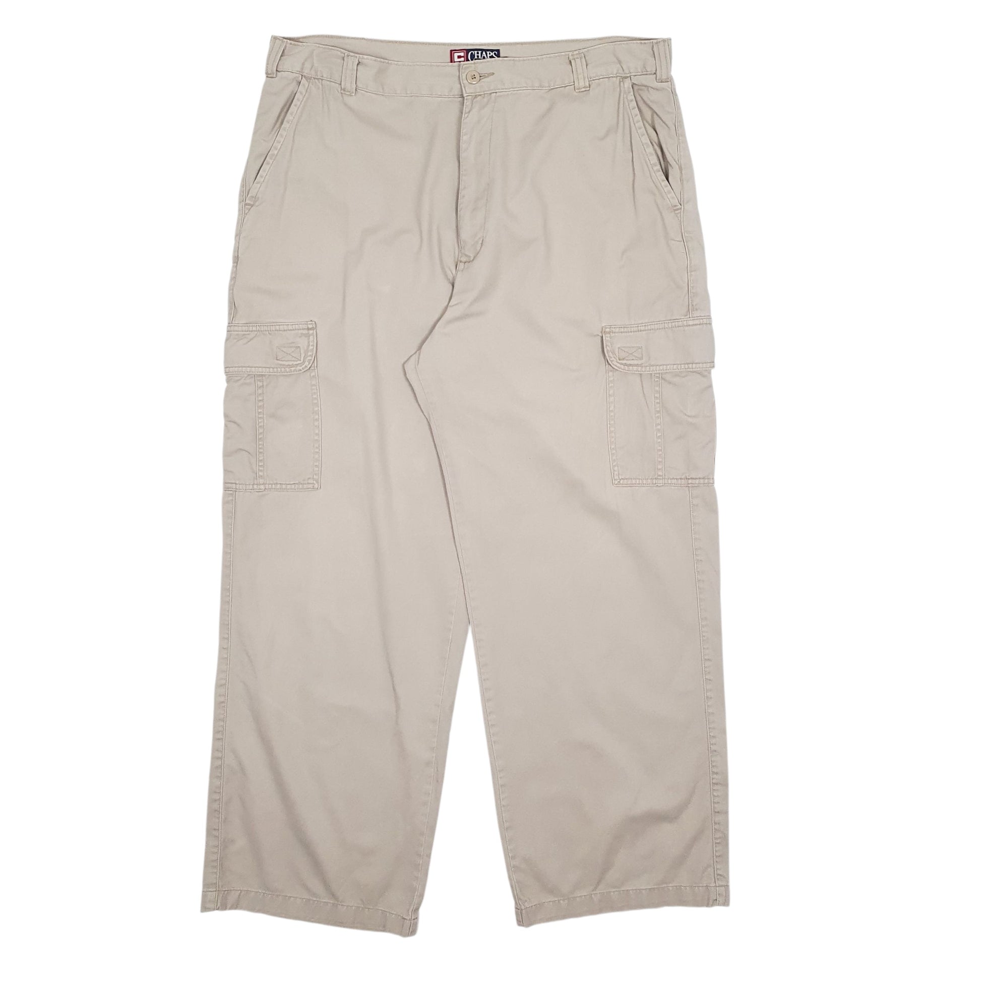 Mens Beige Ralph Lauren Vintage Cargo Trousers