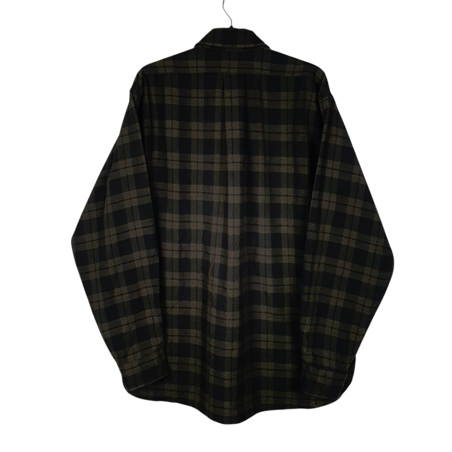 Mens Black L.L.Bean Vintage 90s Made In USA  Shirt