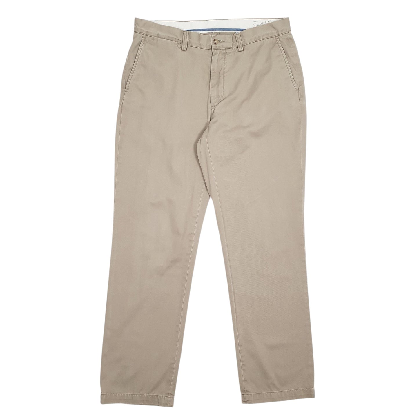Mens Brown Polo Ralph Lauren Classic Fit Chino Trousers