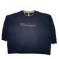 Mens Navy Champion Vintage 00s Crewneck Jumper