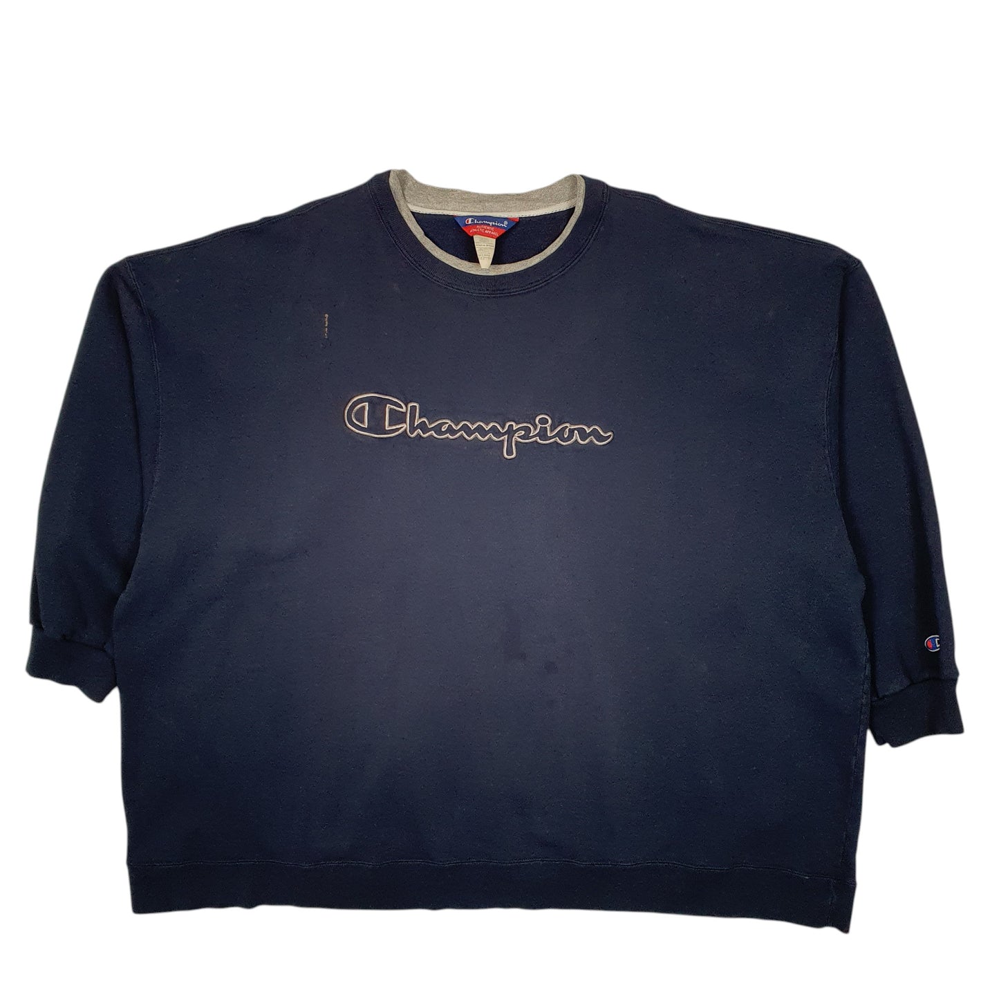 Mens Navy Champion Vintage 00s Crewneck Jumper