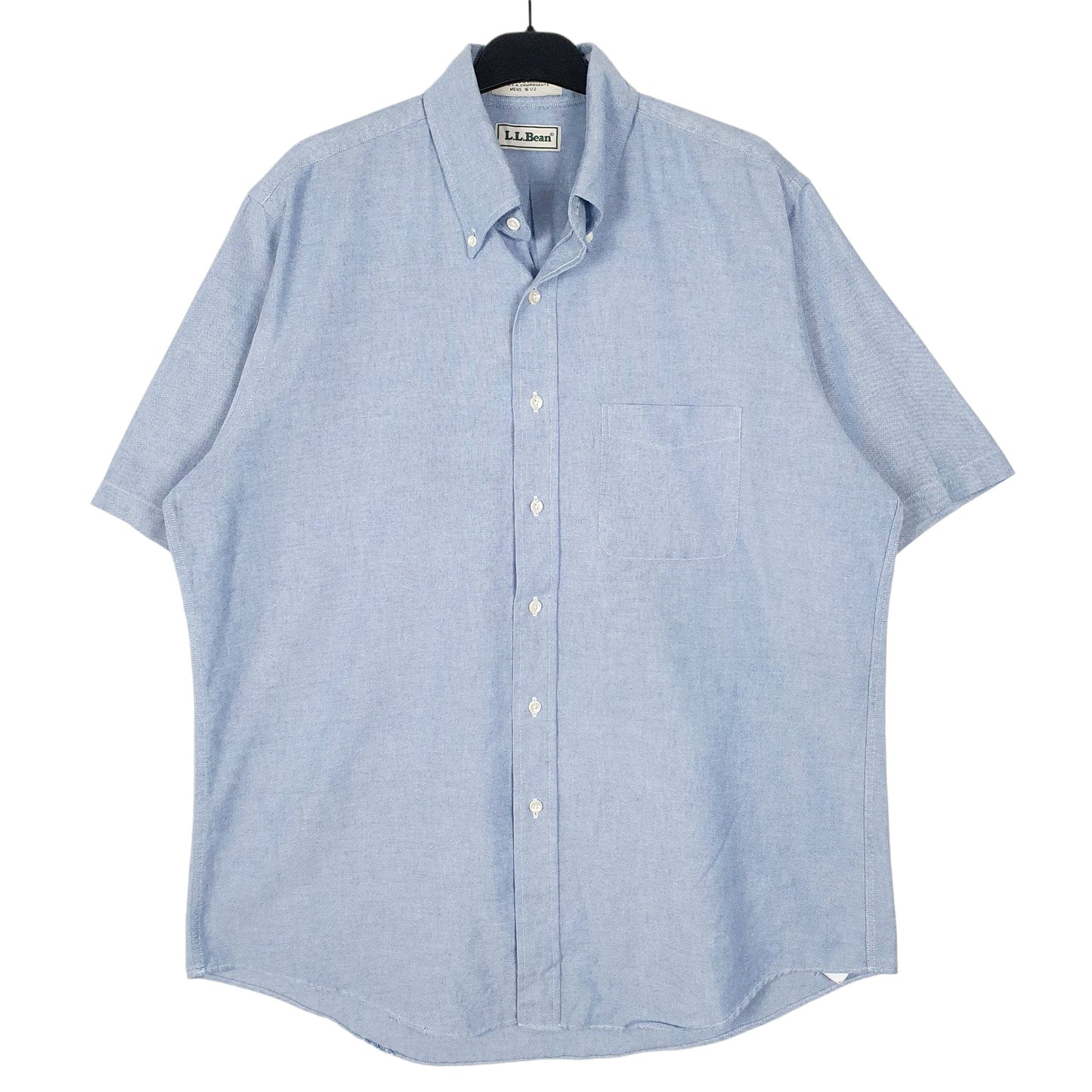 Mens Blue L.L.Bean  Short Sleeve Shirt