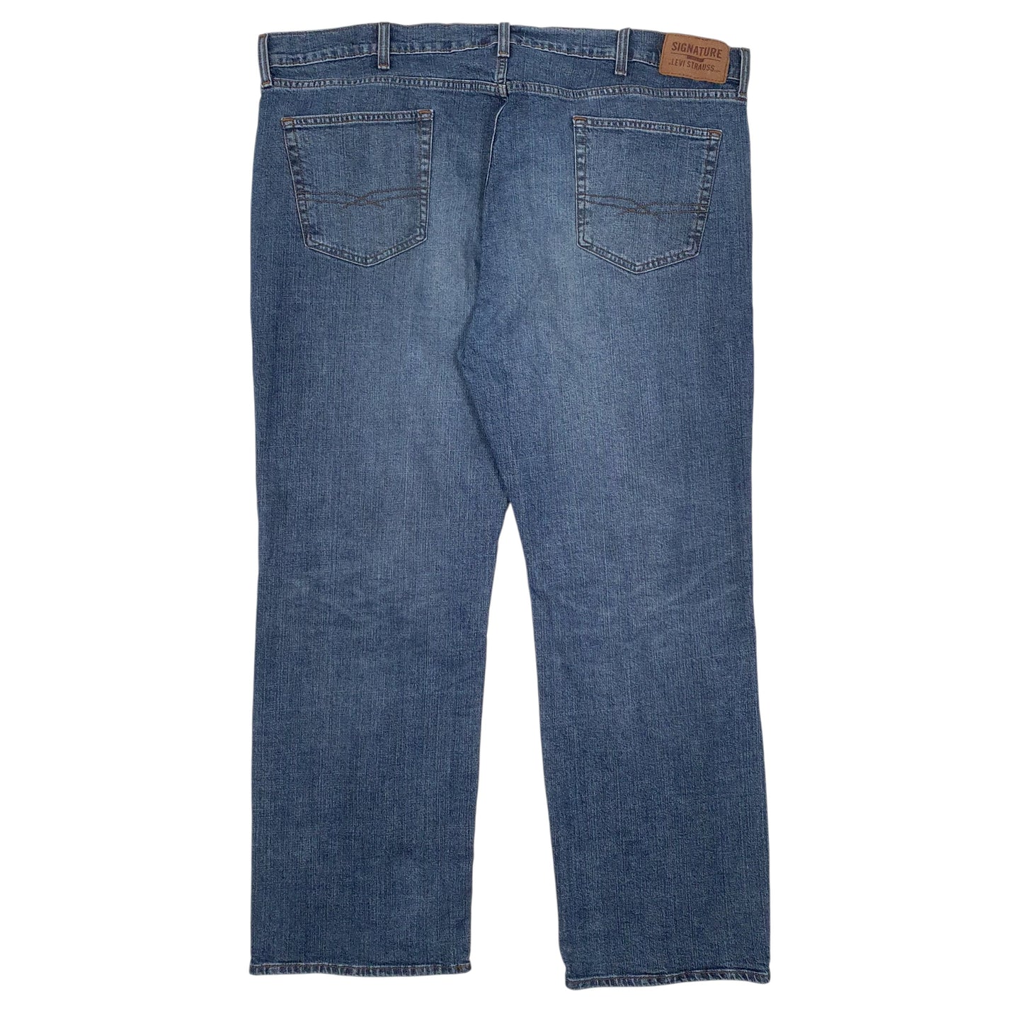 Mens Blue Levis Relaxed Distressed  Jeans