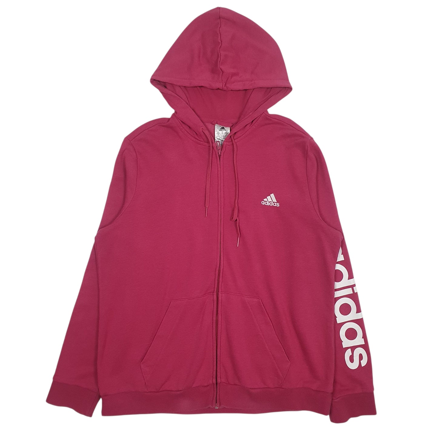 Womens Red Adidas  Full Zip Jumper