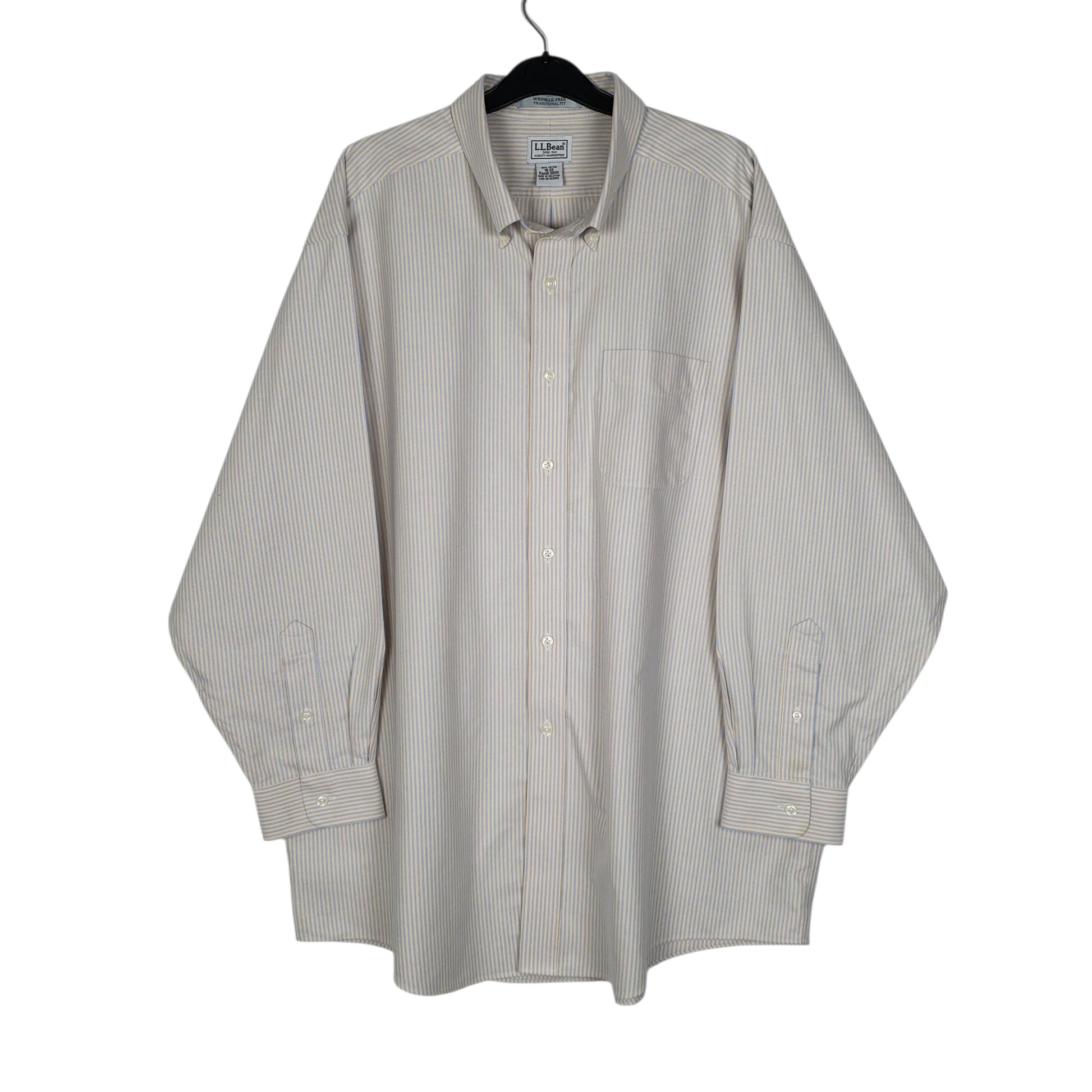 Mens Blue L.L.Bean  Long Sleeve Shirt