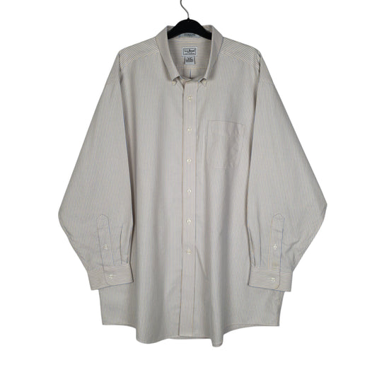 Mens Blue L.L.Bean  Long Sleeve Shirt