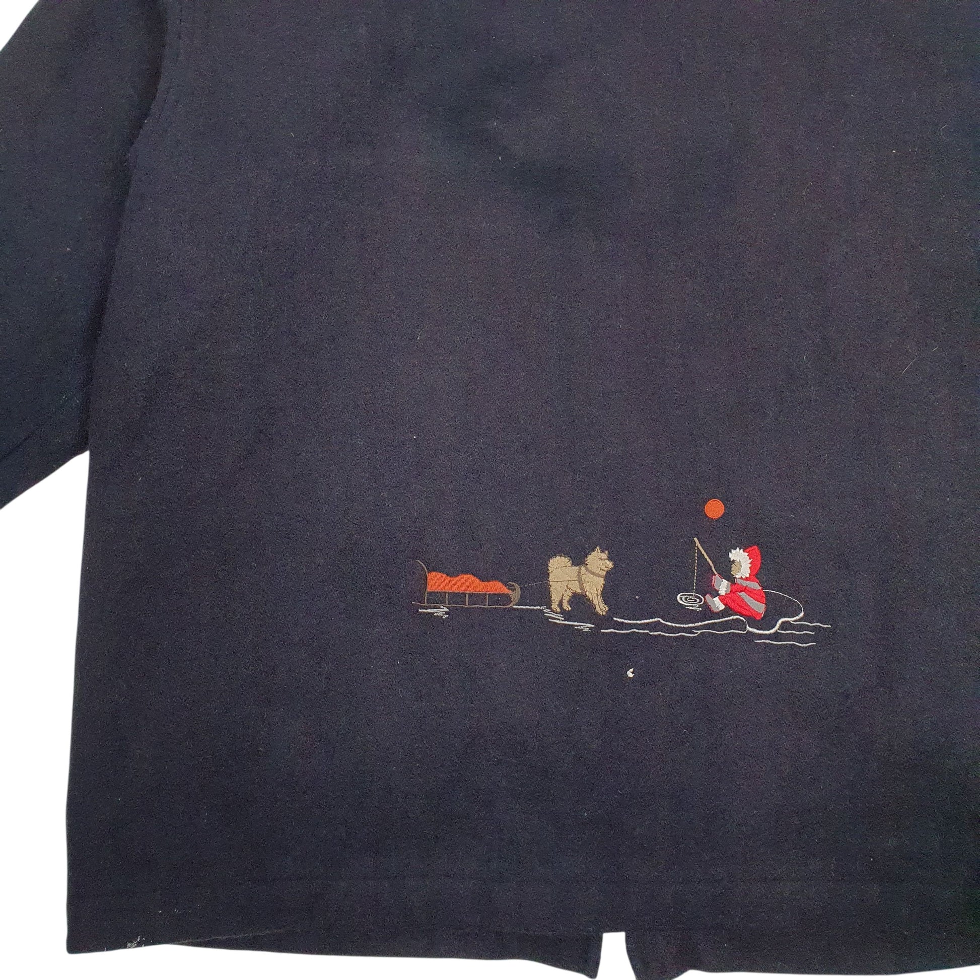 Womens Navy Trilogi Vintage  Coat