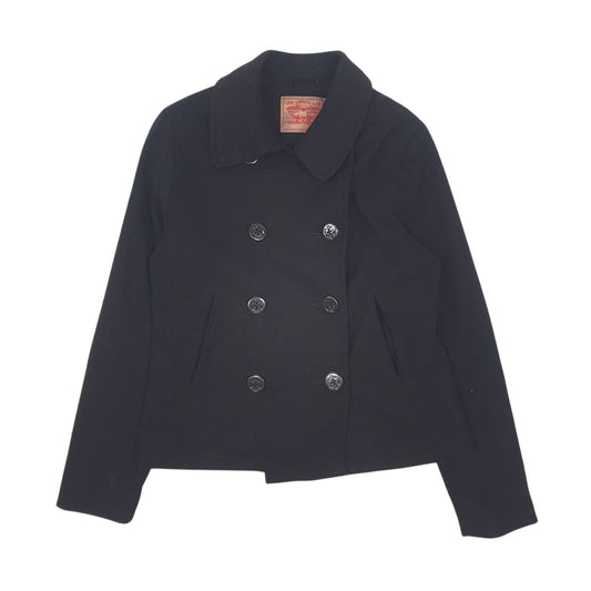 Womens Black Levis   Coat