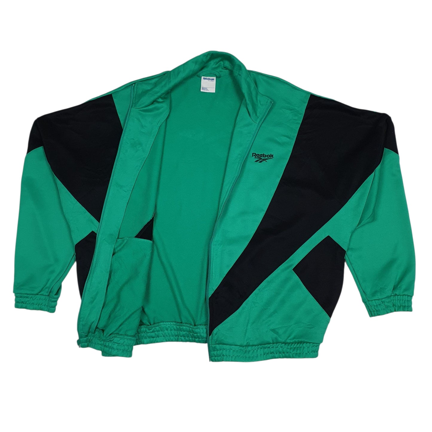 Mens Green Reebok Retro  Coat