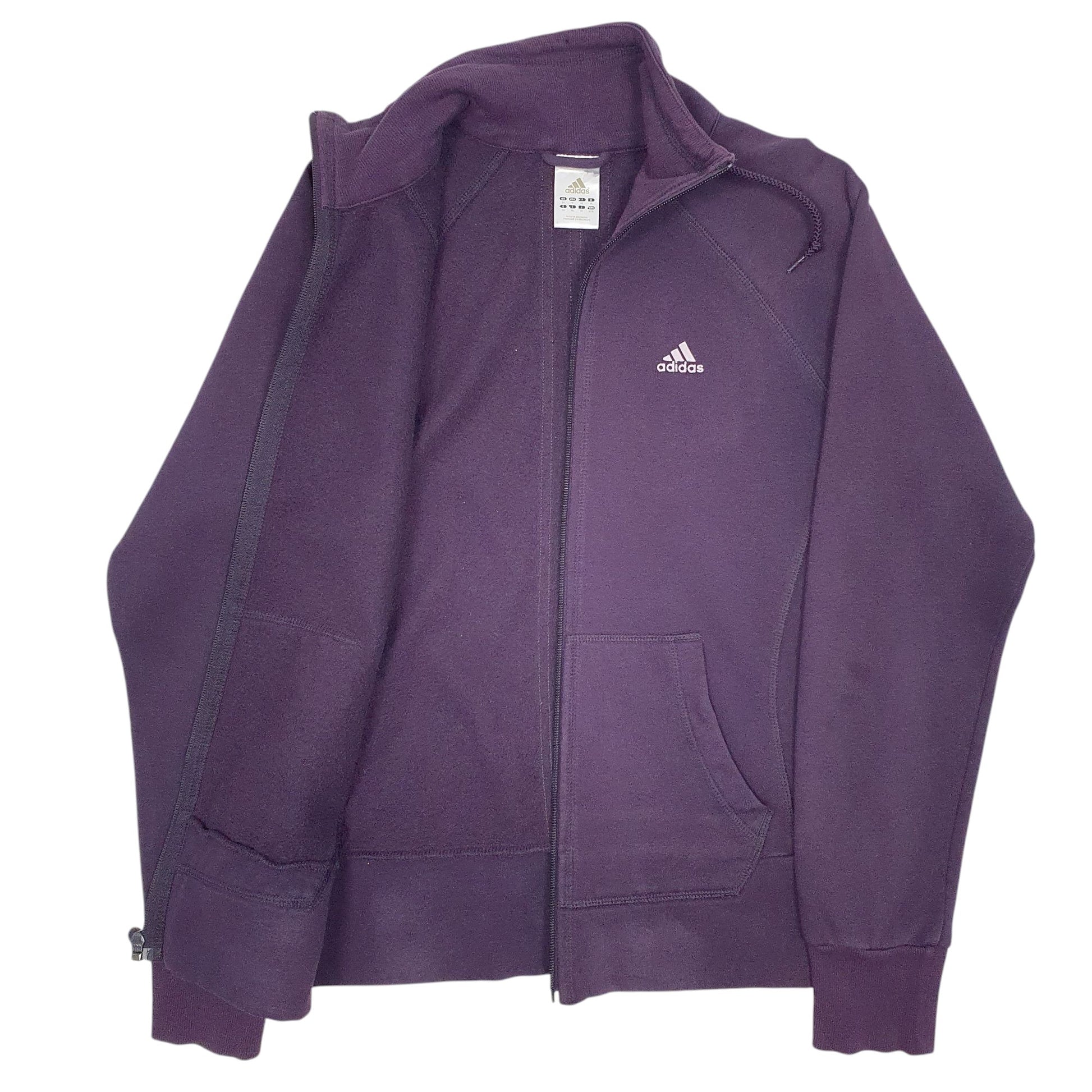 Womens Purple Adidas  Full Zip Jumper