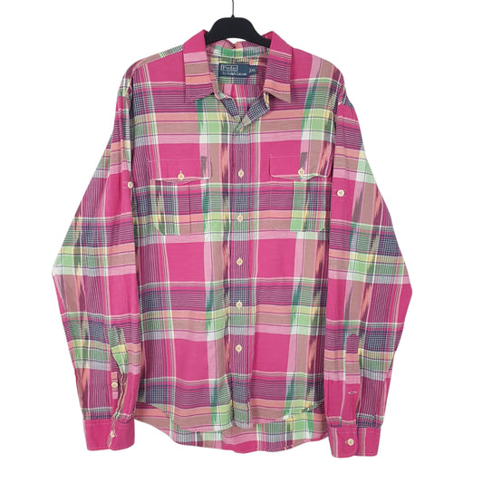 Mens Pink Polo Ralph Lauren  Long Sleeve Shirt