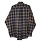 Mens Grey L.L.Bean US Army Tartan  Shirt
