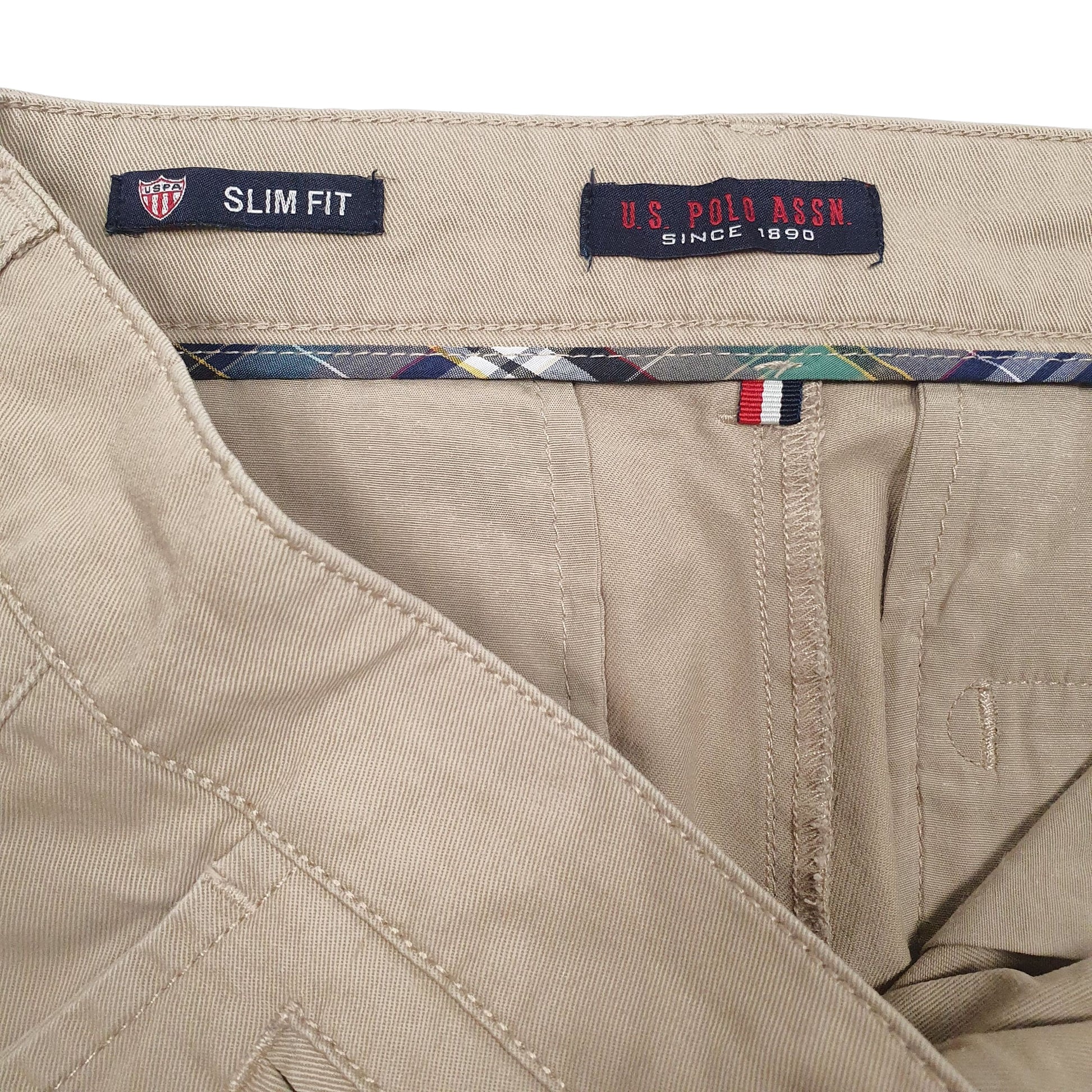 Mens Beige US Polo Assn   Trousers