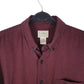 Mens Burgundy L.L.Bean Houndstooth  Shirt