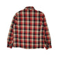 Mens Red Zara Cruiser Plaid Bomber  Coat
