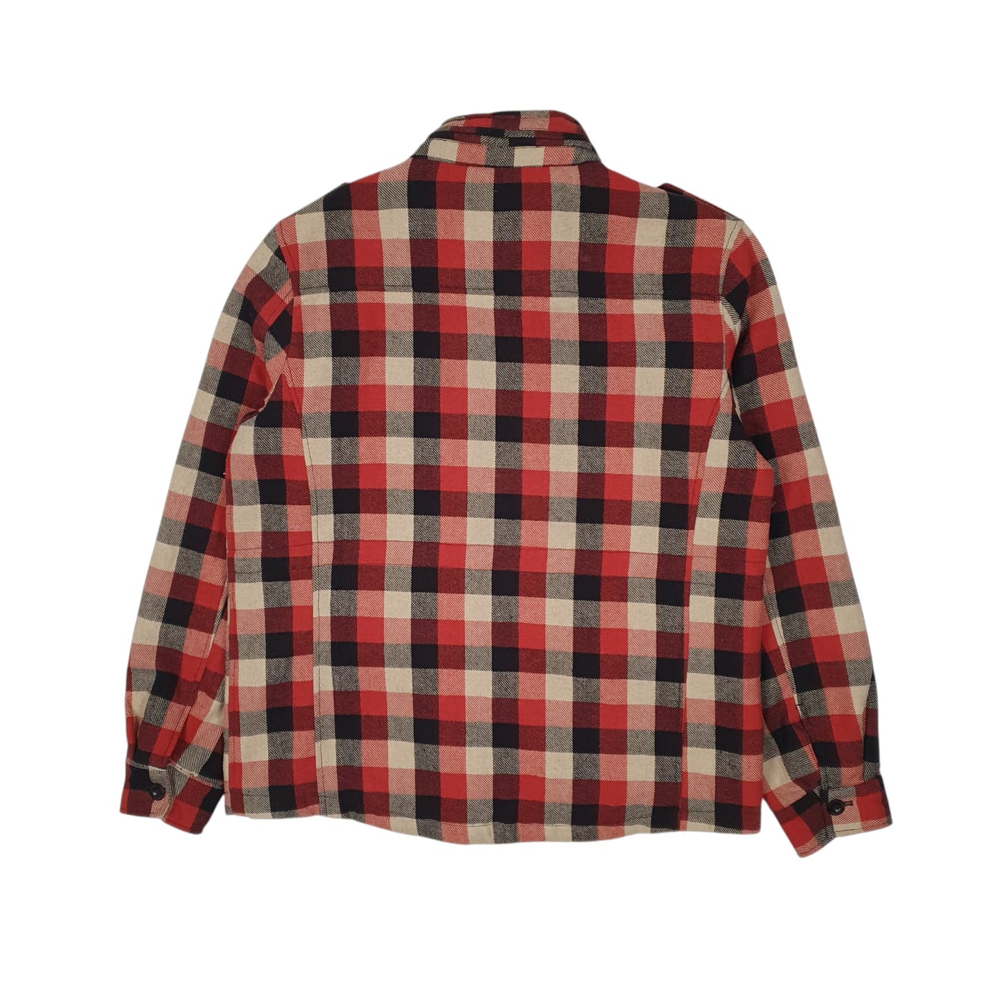 Mens Red Zara Cruiser Plaid Bomber  Coat
