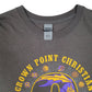 Mens Brown Gildan Crown Point Christian Crusaders  T Shirt