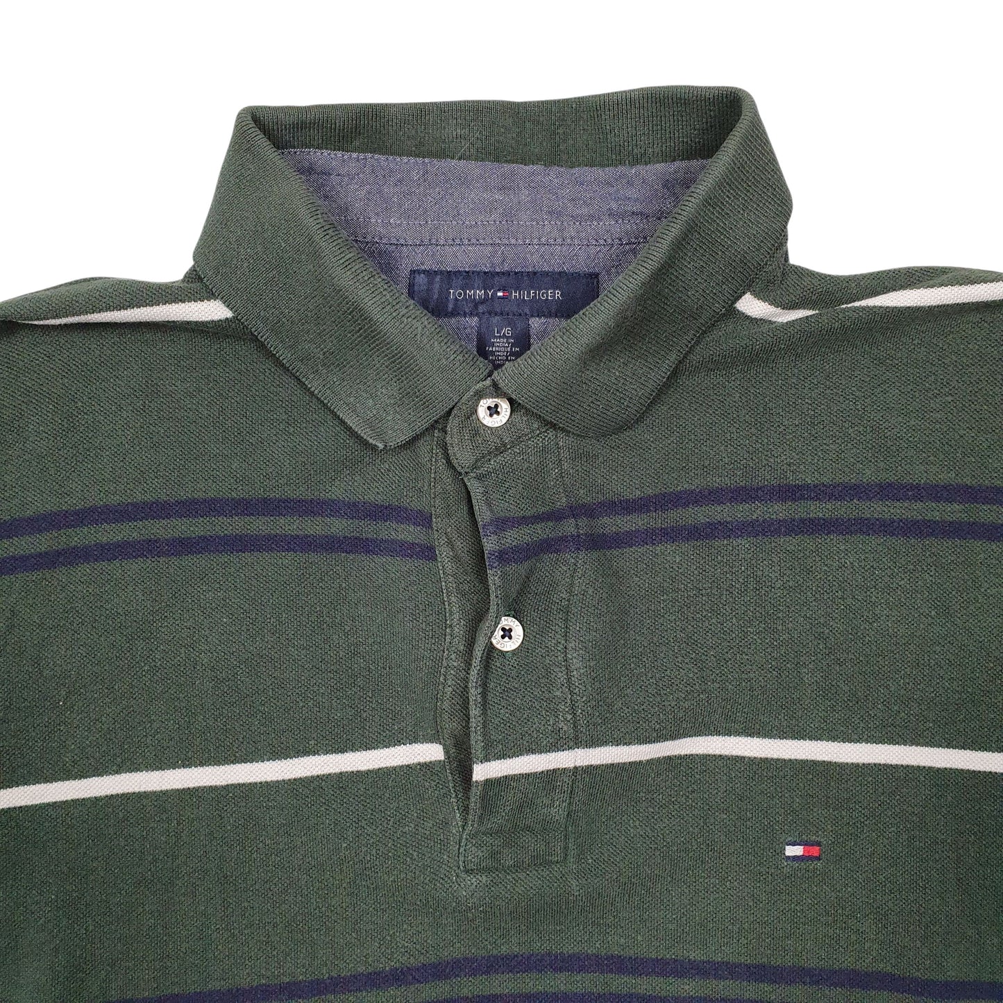Mens Green Tommy Hilfiger   Polo Shirt