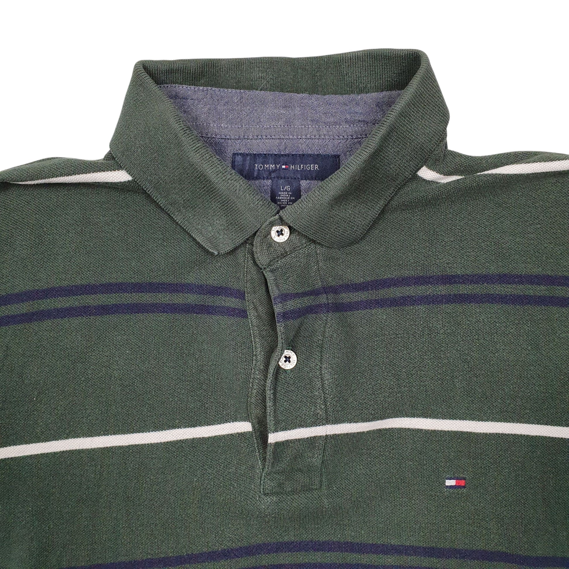 Mens Green Tommy Hilfiger   Polo Shirt