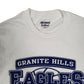 Womens White Gildan Granite Hills Eagles Basketball  T Shirt