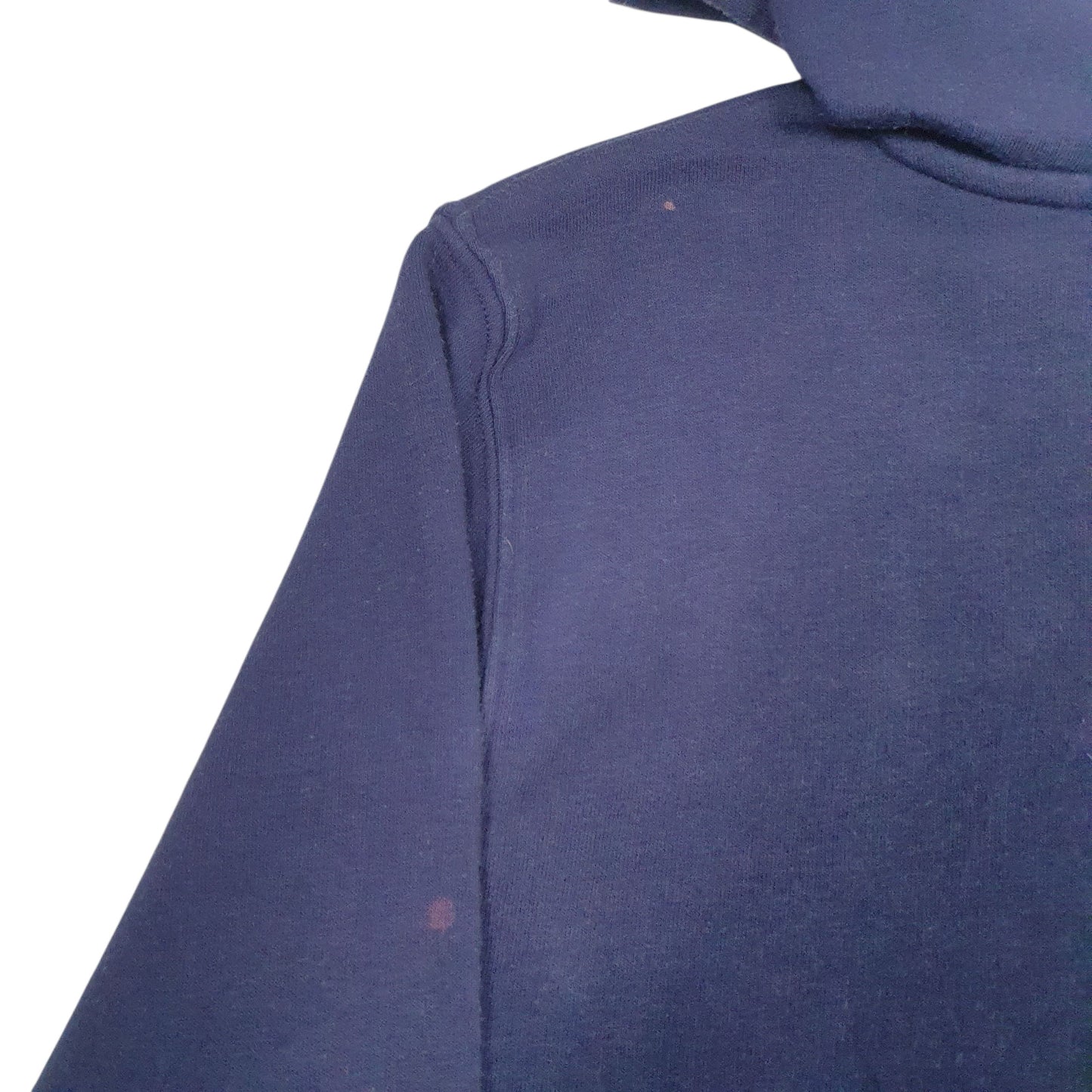 Womens Navy Fila Spellout Hoodie Jumper