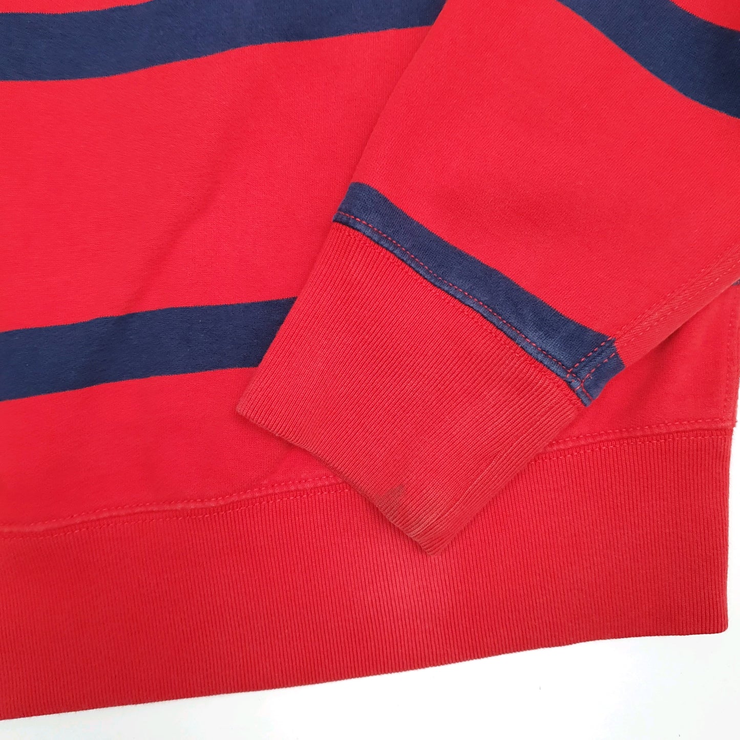 Mens Red Polo Ralph Lauren Rugby Hoodie Jumper