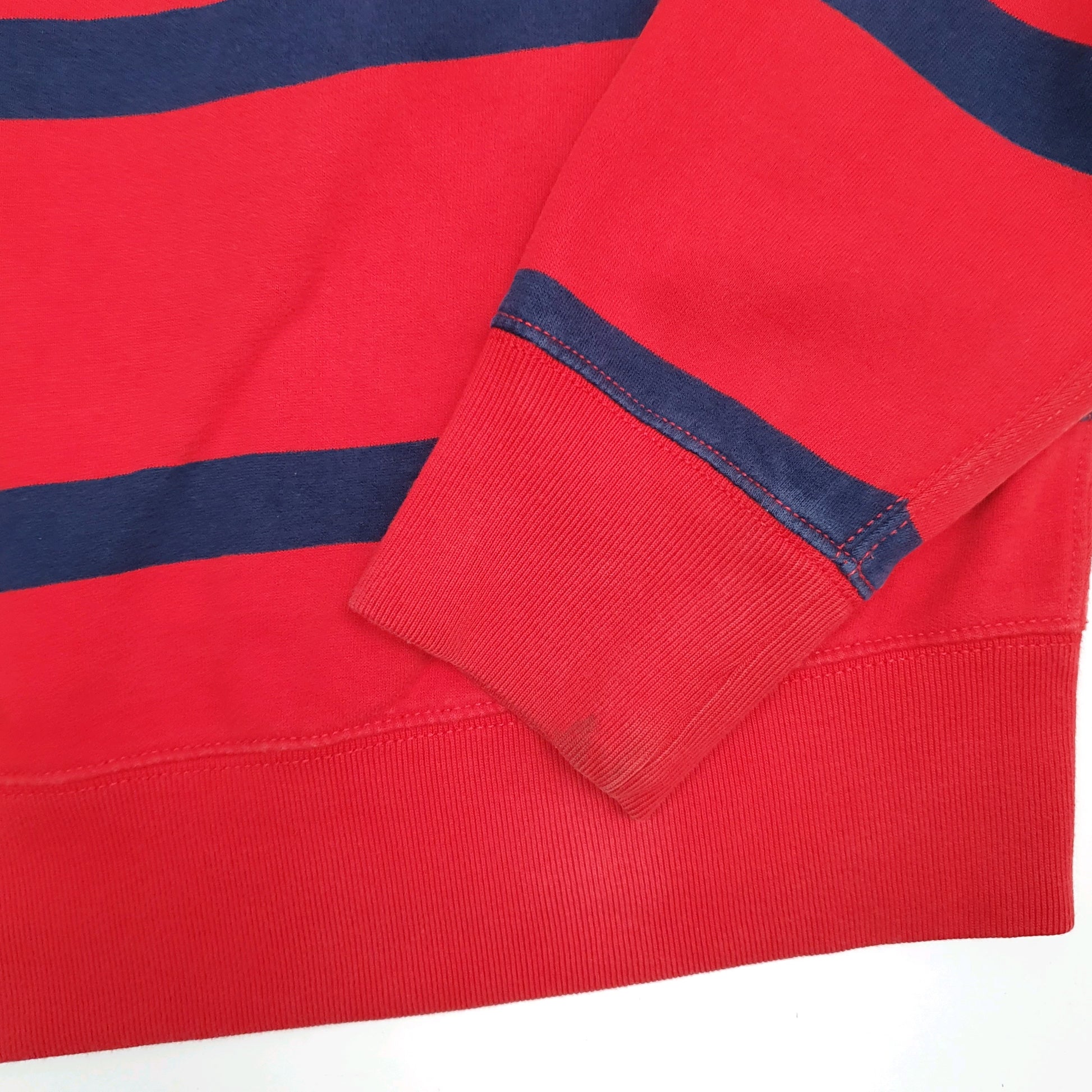 Mens Red Polo Ralph Lauren Rugby Hoodie Jumper