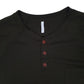 Mens Green Taohuadao Henley  T Shirt