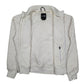 Womens White The North Face Padded Windbreaker Hoodie Coat