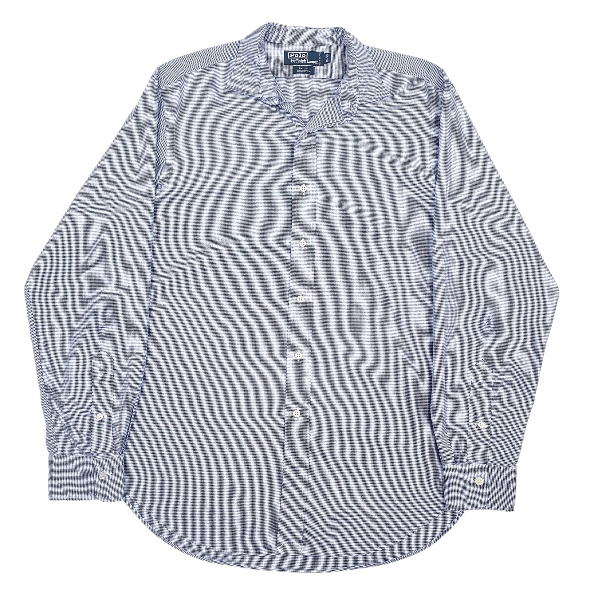 Mens Blue Polo Ralph Lauren Philip Long Sleeve Shirt