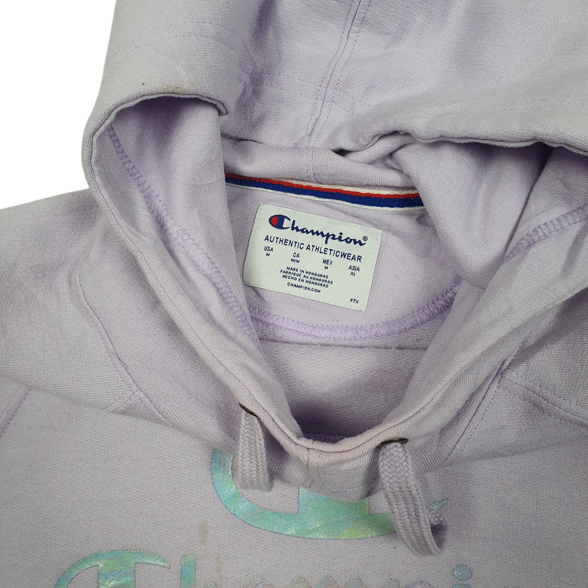 Womens Purple Champion  Hoodie Jumper
