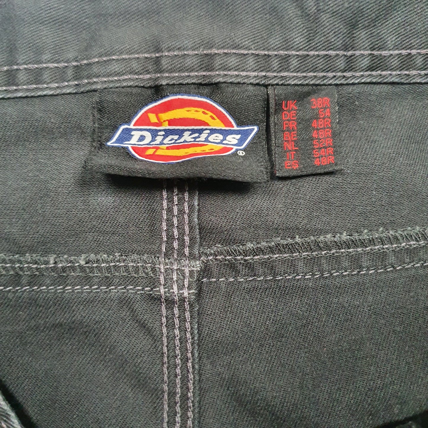 Mens Black Dickies   Trousers