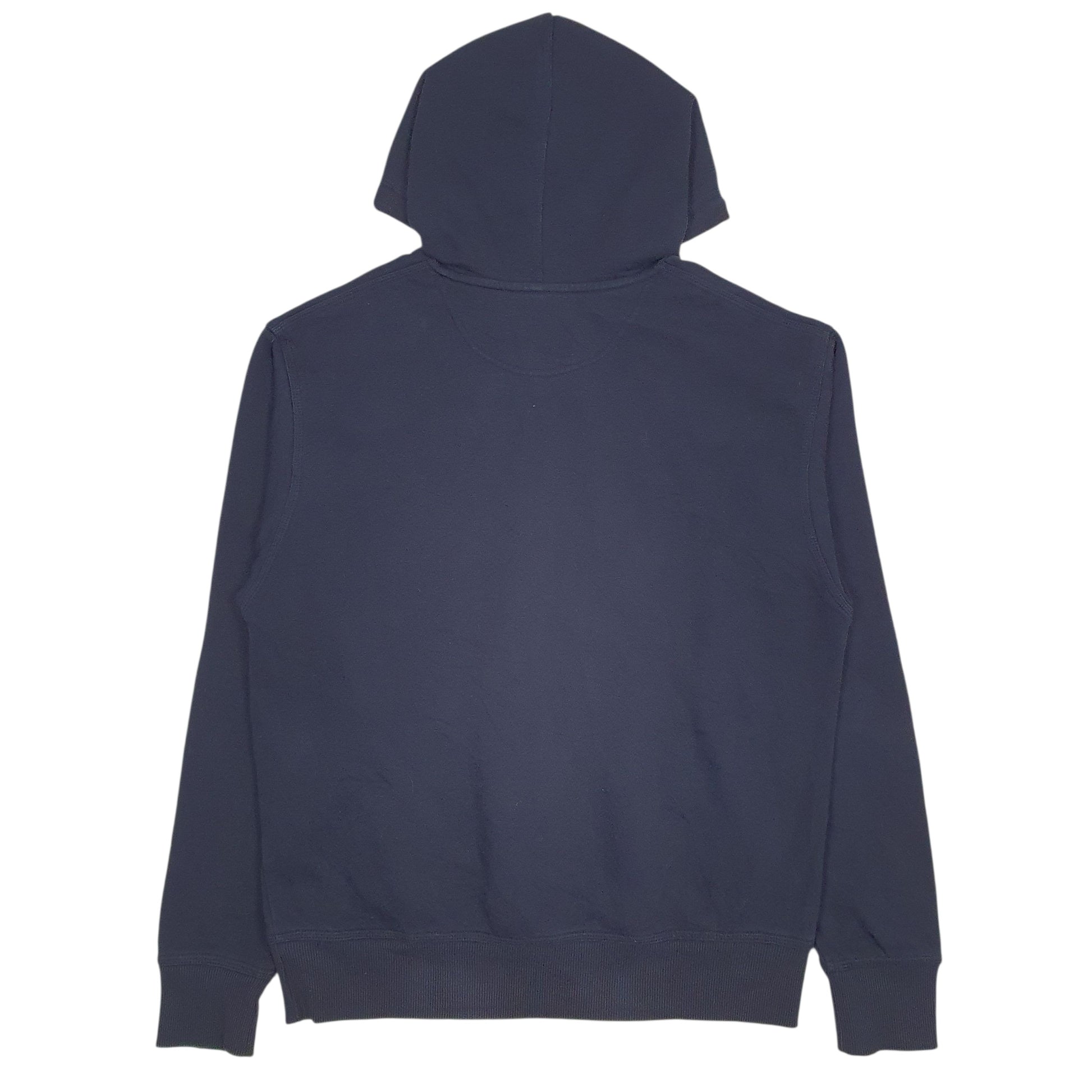 Mens Navy Champion Spellout Hoodie Jumper