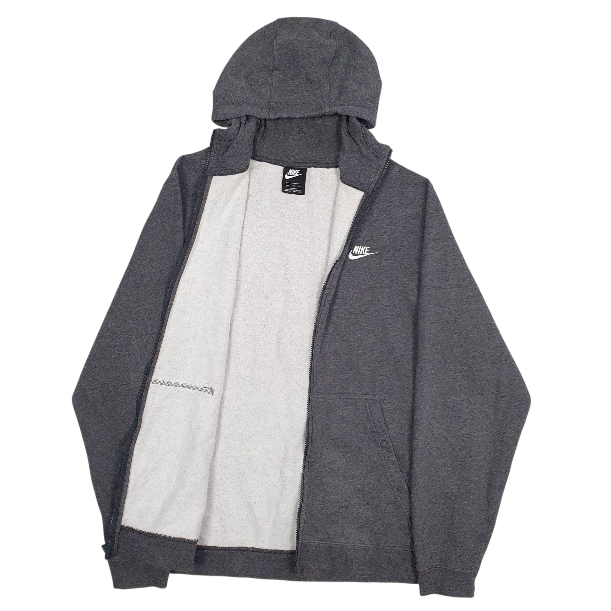 Mens Grey Nike  Full Zip Jumper