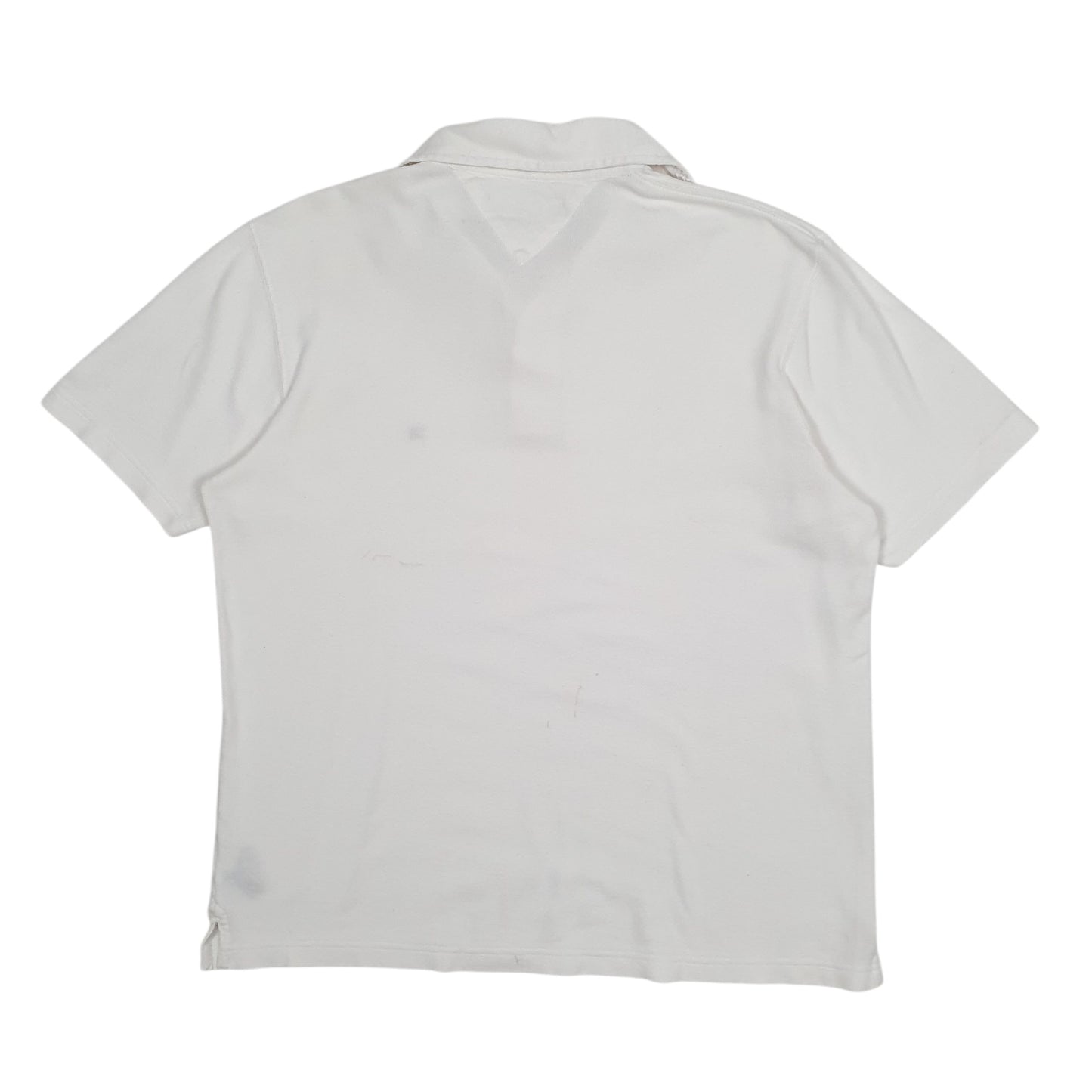 Mens White Tommy Hilfiger   Polo Shirt