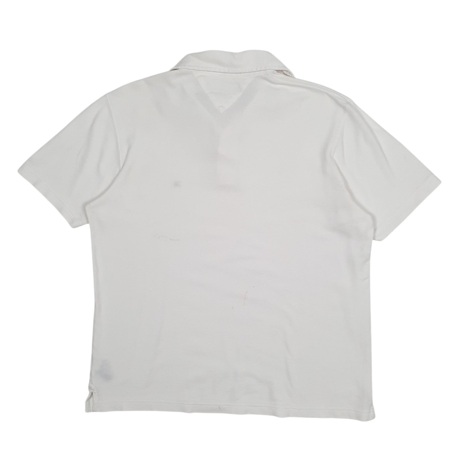 Mens White Tommy Hilfiger   Polo Shirt