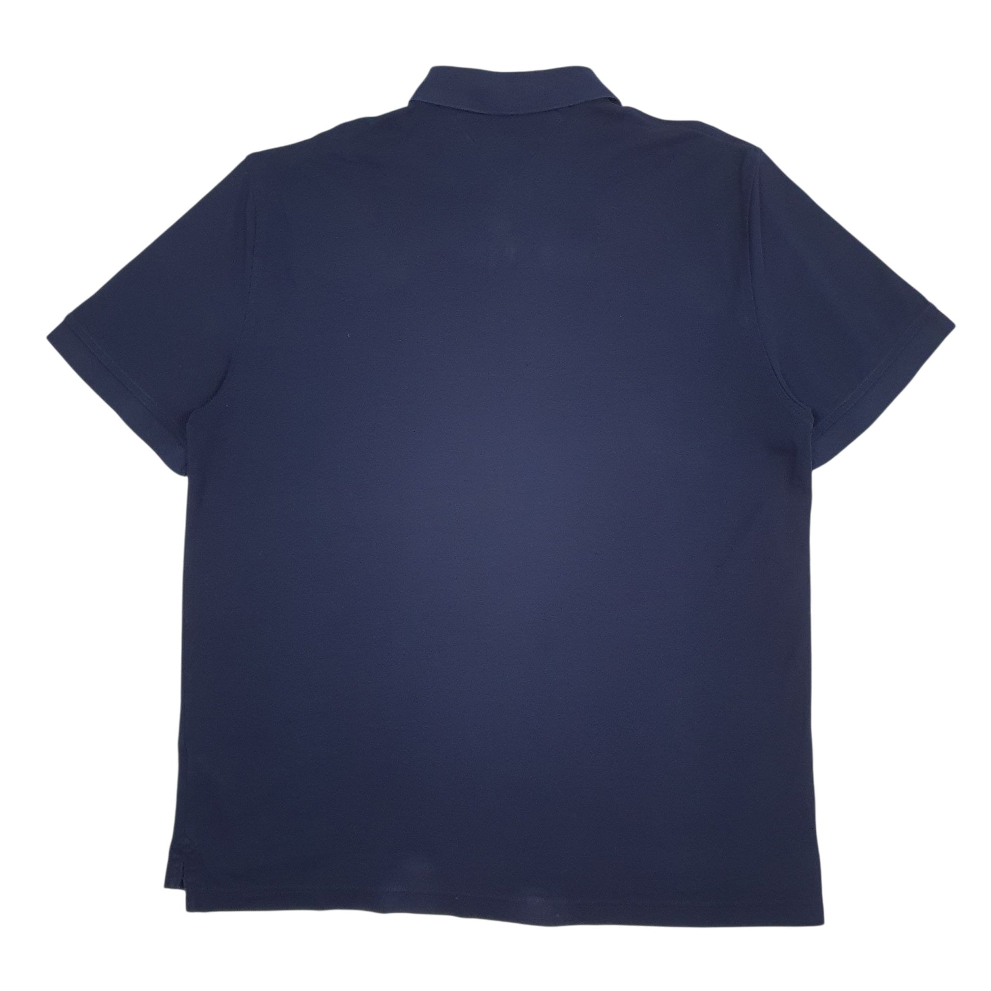Mens Navy Tommy Hilfiger  Crewneck Polo Shirt