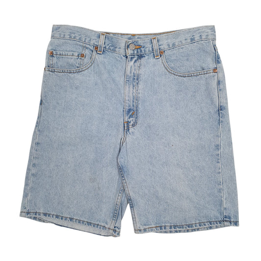Mens Blue Levis 550 Vintage 90s Denim Shorts