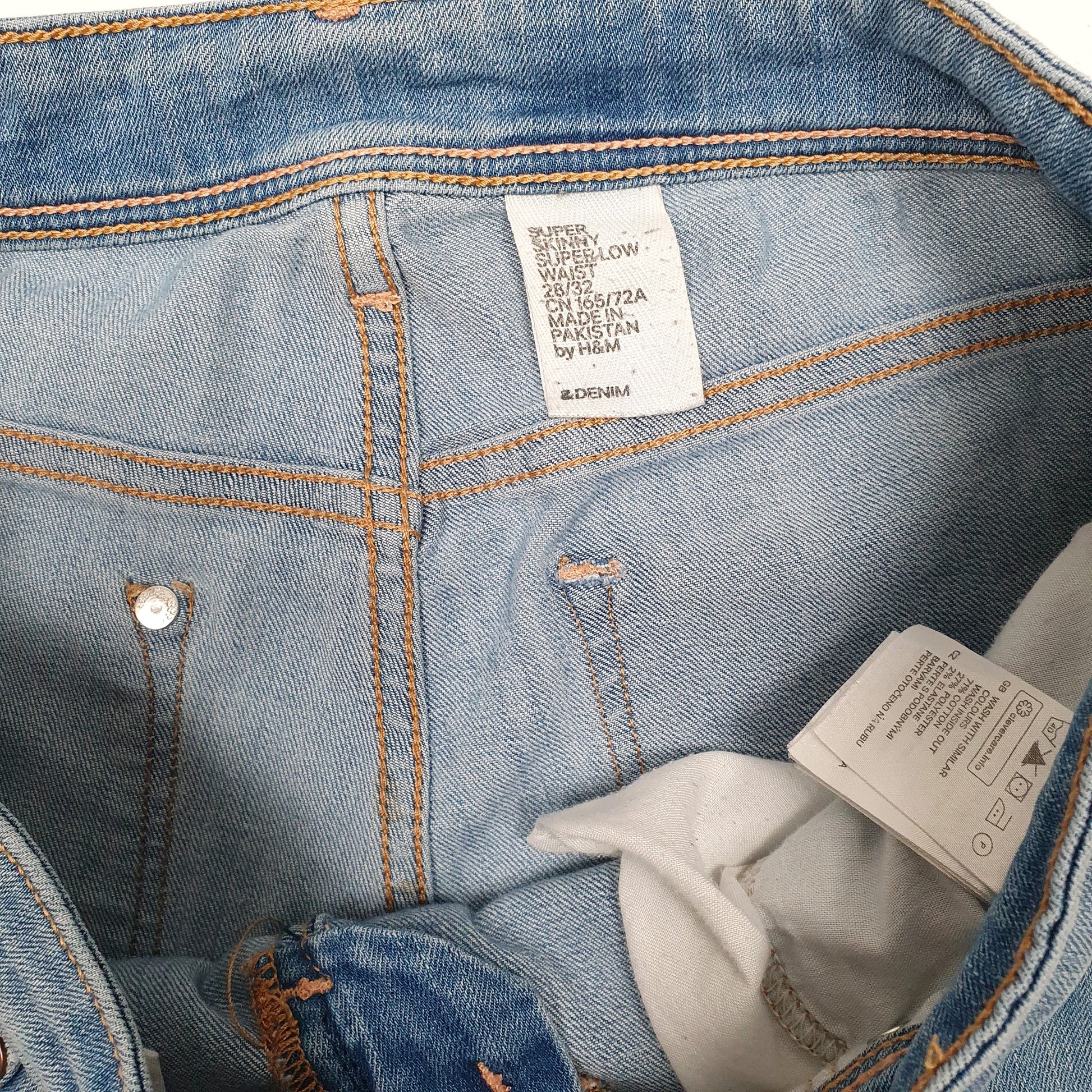Womens Blue H&M Stretch  Jeans