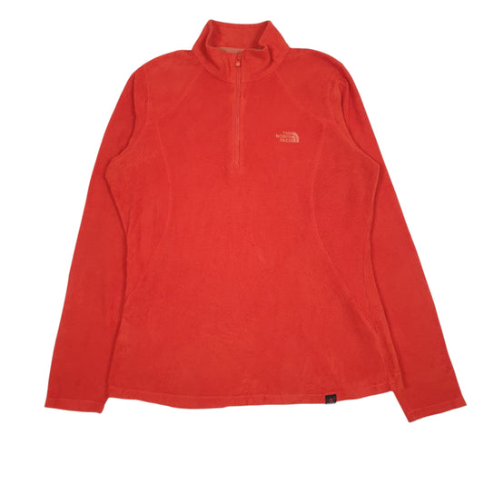 Womens Orange The North Face  Quarter Zip Jumper