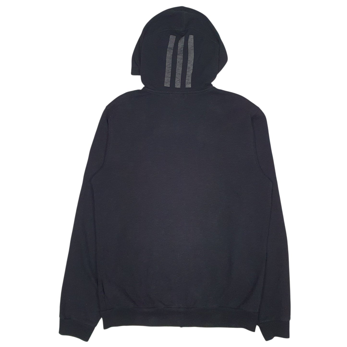 Mens Black Adidas  Full Zip Jumper
