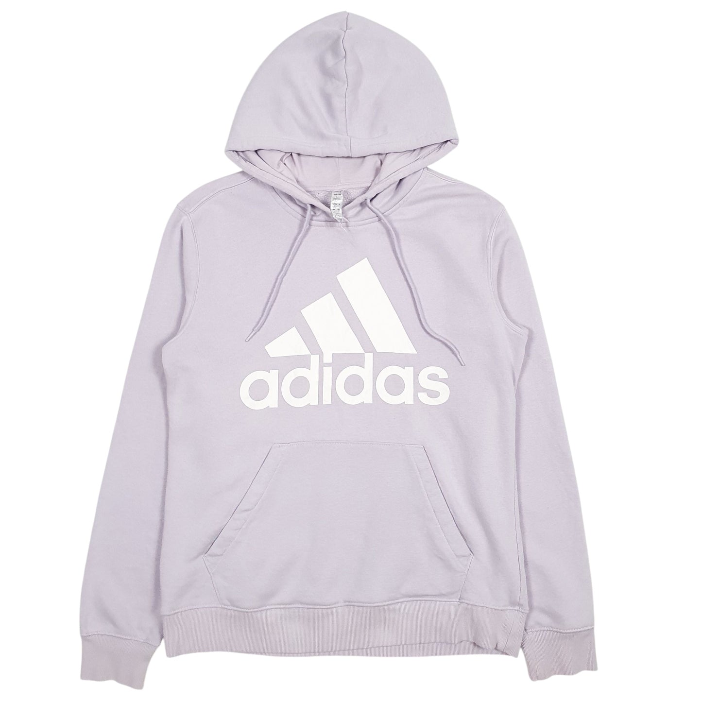Womens Purple Adidas Spellout Hoodie Jumper