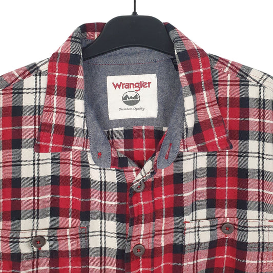 Mens Red Wrangler   Shirt